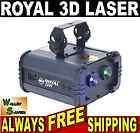 AMERICAN DJ ROYAL 3D awesome BLUE & GREEN laser effect party lazer 