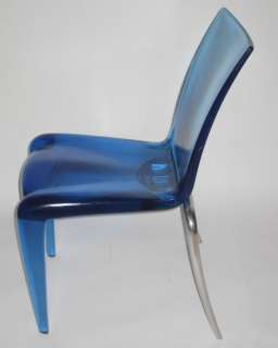 Philippe Starck Rare Translucent Blue Louis 20 Chair  