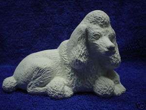 C099 Ceramic Bisque Poodle Dog (Nowells)  