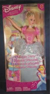 Collectible Disney Cinderella Princess Party Barbie Size Doll Mattel 