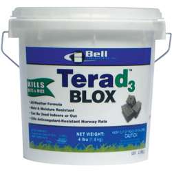 4Lbs Terad3 Rodent Rat Mouse Bait Rodenticide Blox VitaminD3  