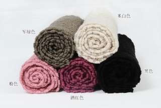   Fashion Lovely Bubble Corn Dot Knitting Wool Circle Scarf Neck Warmers