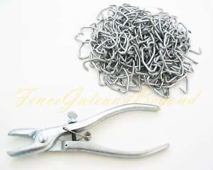 RAZOR BARBED WIRE INTALLATION KIT HOG RING AND PLIERS  