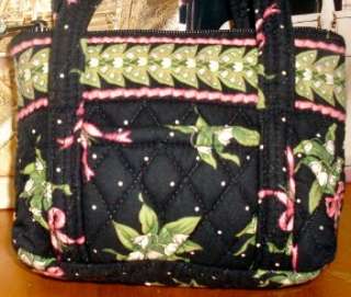 VERA BRADLEY BLACK and PINK NEW HOPE TEENY PADDY EXCELLENT CONDITION 