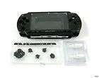 Sony PSP 1000 BLACK Full Shell Housing Mod Case Replacement w/ Buttons 