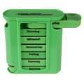 Medikamentendosierer Pillenbox Tablettenbox grün 1 Stück Pillendose 