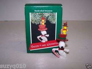   Hallmark Keepsake Ornament Snoopy and Woodstock Peanuts NIB  