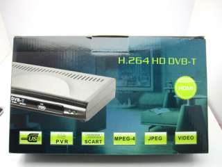 SD HDMI H.264 DVB T TV TUNER MPEG4 Terrestrial Receiver  