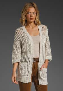FREE PEOPLE Gone Fishing Cardigan in Ivory Combo  