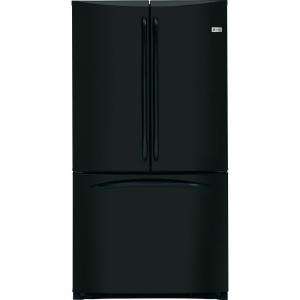   Profile 25.1 cu. ft. 35.875 in. Wide French Door Refrigerator in Black