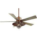    Metro 54 in. Indoor/Outdoor Rustic Copper Ceiling Fan 