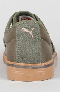 Puma The El Ace Military Sneaker in Forest Night  Karmaloop 
