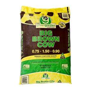Big Brown Cow 50 Lb. Premium Composted Manure GGBCOW50 at The Home 