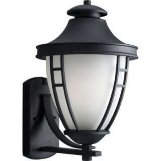   LightingFairview Collection Textured Black 1 light Wall Lantern