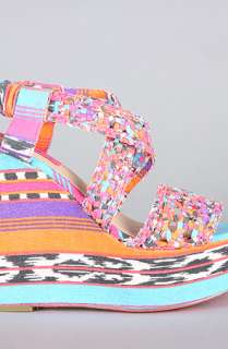 Betsey Johnson The Busta Shoe in Neon Multi  Karmaloop   Global 