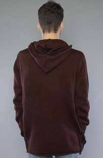 KR3W The Marshall Hooded Sweater in Burg  Karmaloop   Global 