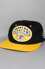   Deadstock Pittsburgh Steelers Snapback Hat (Patch) (Black/Yellow