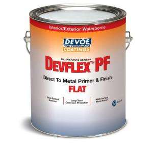 Devflex PF 1 Gal. Flat Acrylic White Direct to Metal Primer and Finish 