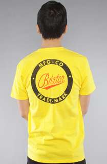 Brixton The Alan Standard Tee in Yellow  Karmaloop   Global 