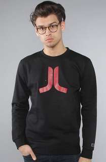 WeSC The Icon Crewneck Sweatshirt in Black  Karmaloop   Global 