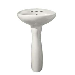 American Standard Savona Pedestal Sink Combo in White DISCONTINUED 