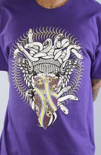 Crooks and Castles The Palm Medusa Tee in Purple  Karmaloop 