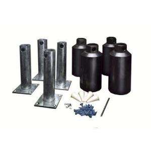 New England Arbors Surface Mounting Kit 3.5 in. Posts (Set of 4 
