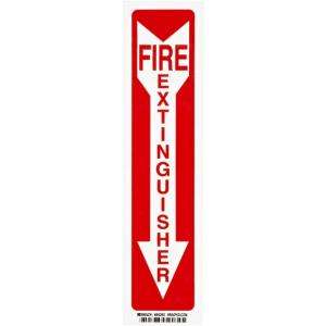   . Polyester Fire Extinguisher with Arrow Sign 85261 