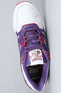 Reebok The Basquiat Ventilator Sneaker in Salty Grey Grape Soda Rivet 