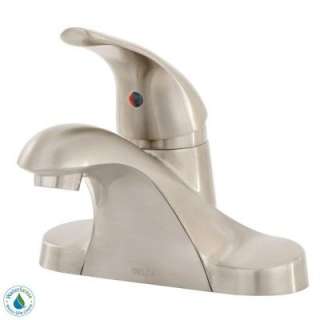 Delta Classic 4 in. 1 handle Bath Faucet in Stainless Steel B510LF 