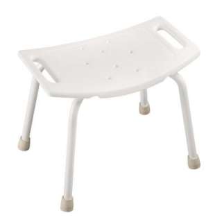   Non Adjustable Tub and Shower Seat in White S1F595 
