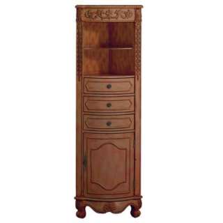 Home Decorators Collection Heirloom22 in. Wood Corner Linen Cabinet in 