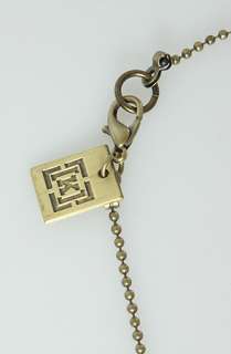 KR3W The Vessel Necklace in Antique Gold  Karmaloop   Global 