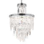  Escapade 7 Light Hanging Chrome Chandelier with 