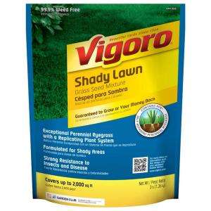 Vigoro 3 Lb. Grass Shady Lawn Seed 52225  
