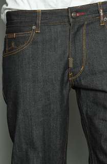 LRG Core Collection The CC Slim Straight Fit Jean in Raw Dark Indigo 