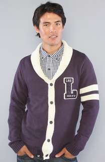 LRG The Kid In The Hall Cardigan in Plum  Karmaloop   Global 