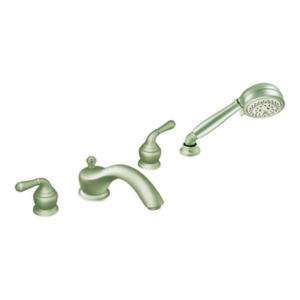   Handle Roman Tubs with Built In Handshower Diverters in Brushed Nickel