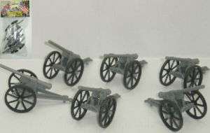 BMC6364 Civil War Confederate Cannons (6pcs) (Bagged) 1  
