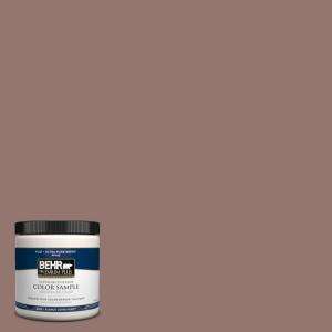 BEHR Premium Plus 8 oz. Milk Chocolate Interior/Exterior Paint Tester 