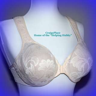 Barely Breezies Seamless Lace Front Closure Bra Sizes 40   48 A68460 