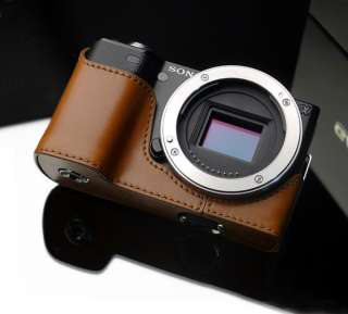This half case is for Sony NEX 5 and 5N digital camera only, Brown 