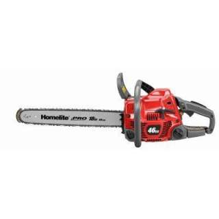 Homelite Pro 18 In. Gas Chain Saw DISCONTINUED UT10518 at The Home 