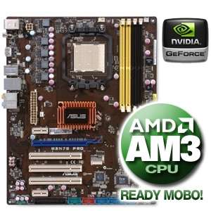 Asus M3N78 PRO Motherboard   Socket AM2+, Geforce 8300, ATX, HDMI 