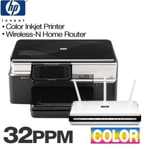 HP Photosmart C309C CD734A Inkjet Printer and D Link DIR 655 Xtreme 