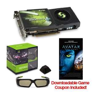 EVGA 512 P3 N871 AR GeForce 9800 GTX Video Card & NVIDIA 3D Vision 