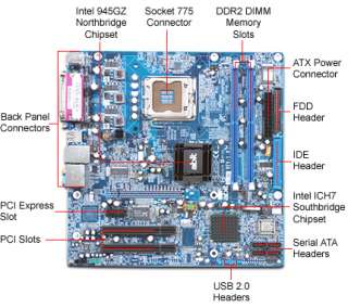 Abit LG 95Z Motherboard   Intel Socket 775, MicroATX, Audio, Video 