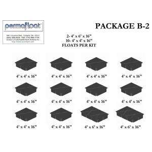 PermaFloat 16 in. Deep U Dock Floats for Kit B PKGB16 at The Home 