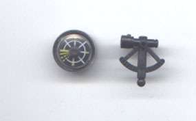 Used Lego Pirate Minifig Sextant & Compass  