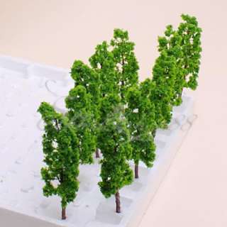 10* Pinie Spur H0 Model Pflanzen Plastik Bäume Baum #8  